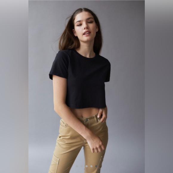 Urban Outfitters Tops - Urban Outfitters Black Crop Top